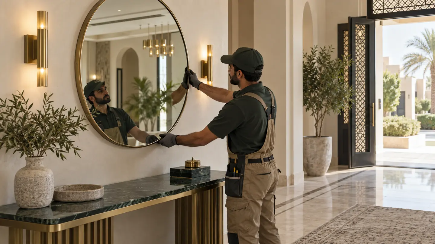تركيب مرايات من دهانات عليا في الرياض