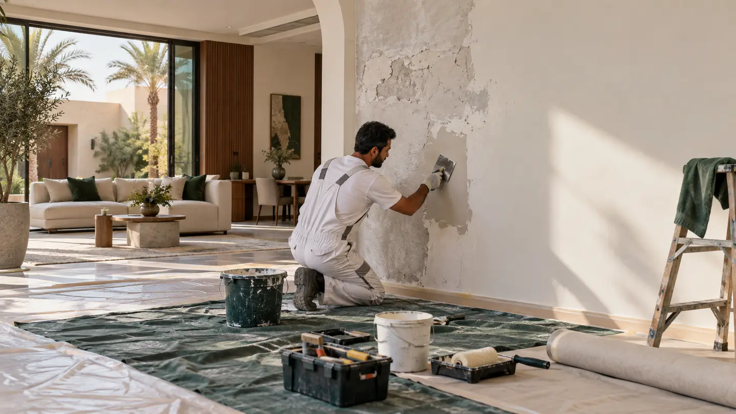 ترميم وتشطيب من دهانات عليا في الرياض